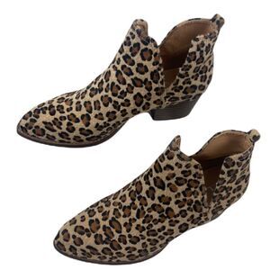 ‎CHINESE LAUNDRY Cortes Faux Fur Leopard Ankle Boot